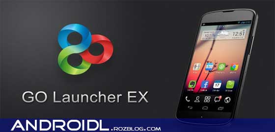 لانچر حرفه ای  با GO Launcher EX v3.31.1